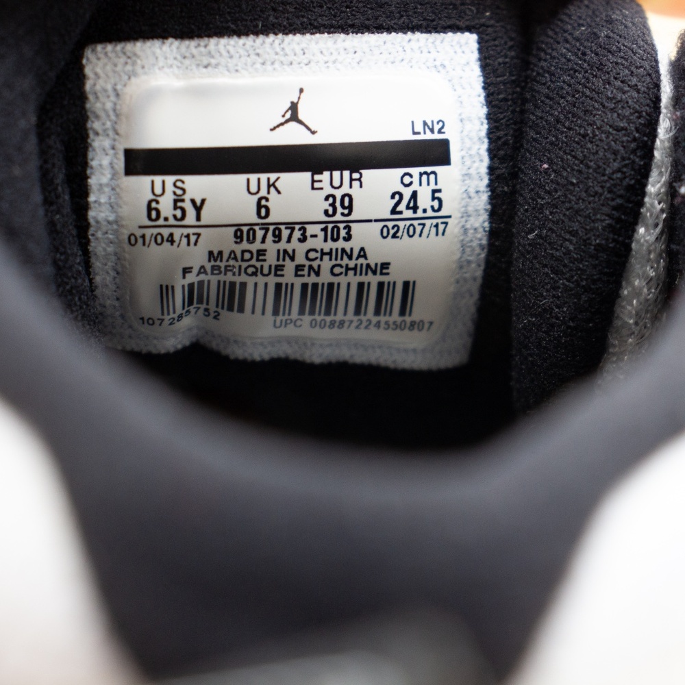 Nike Air Jordan Jumpman Pro 'White' Shoes 907973-103 Youth Size 6.5Y - Picture 7 of 8
